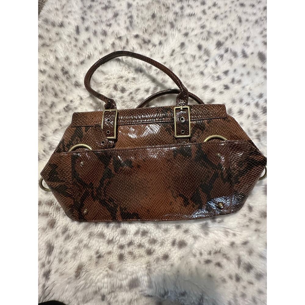 Y2K Casual Corner Genuine Leather Python Snake Pr… - image 10